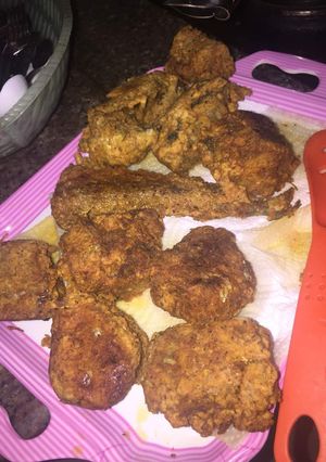 A picture of Fried Kpanla Fish.