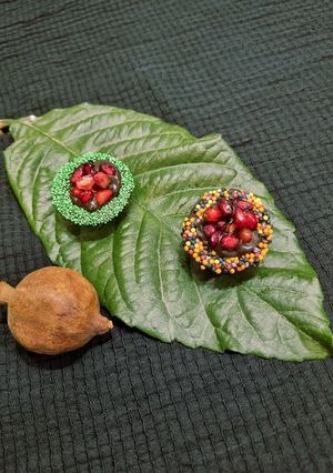 عکسی از دستور مینی تارت شکلات اناری