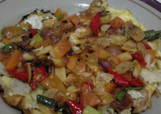 Resep Fuyunghay bahan Seadanya, Enak Banget