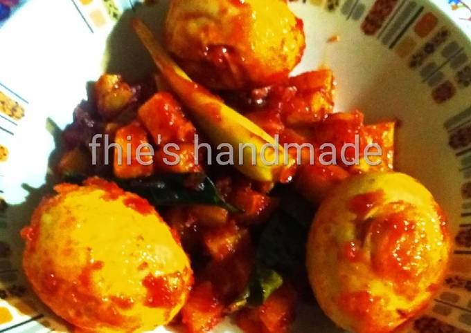 Yuk intip, Resep gampang buat Balado Telur Kentang  sempurna