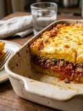 Pastelon de Carne Molida y Platanos Machos
