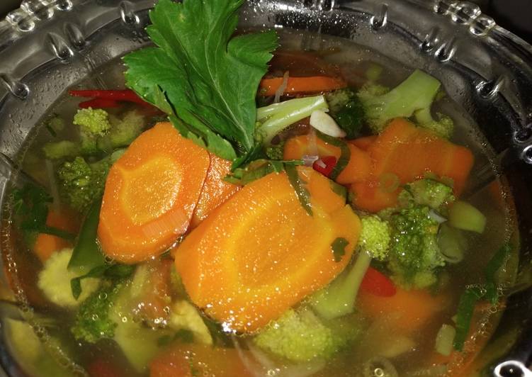 Resep Sup sayur simple yang Enak