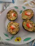 Agacuates rellenos de trucha noruega