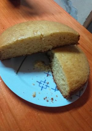 Una foto de Bizcochuelo de vainilla 🎂