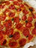 Focaccia with Cherry Tomatoes