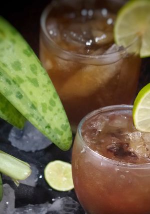 Foto resep Es Gula Merah Jeruk Nipis