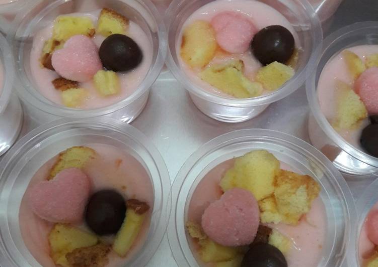 Resep Puding Roti bekal anak sekolah | Cara Membuat Puding Roti bekal anak sekolah Yang Mudah Dan Praktis
