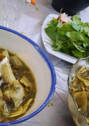 عکسی از دستور آش لخشک