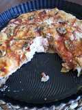 Empanada de obleas con cobertura de pizza