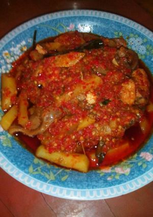 Foto resep Ayam kentang rica rica 👆👍👍👌