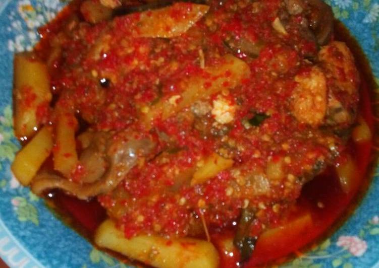 Ayam kentang rica rica 👆👍👍👌