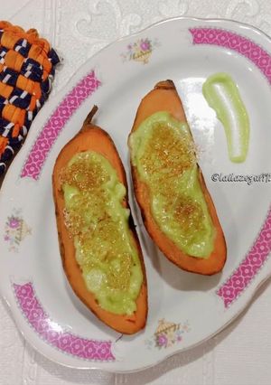 Foto resep Sweet Potato Creamy Matcha Brûlée