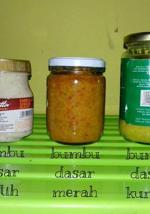 Foto resep Stok Bumbu Dasar (Putih, Merah, Kuning)