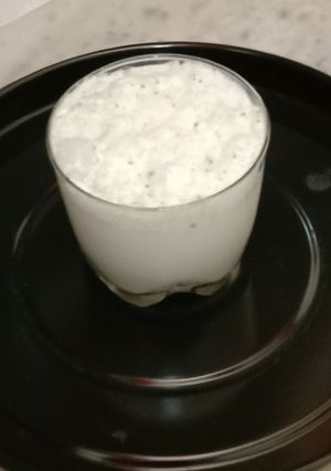 A picture of Namkeen lassi.