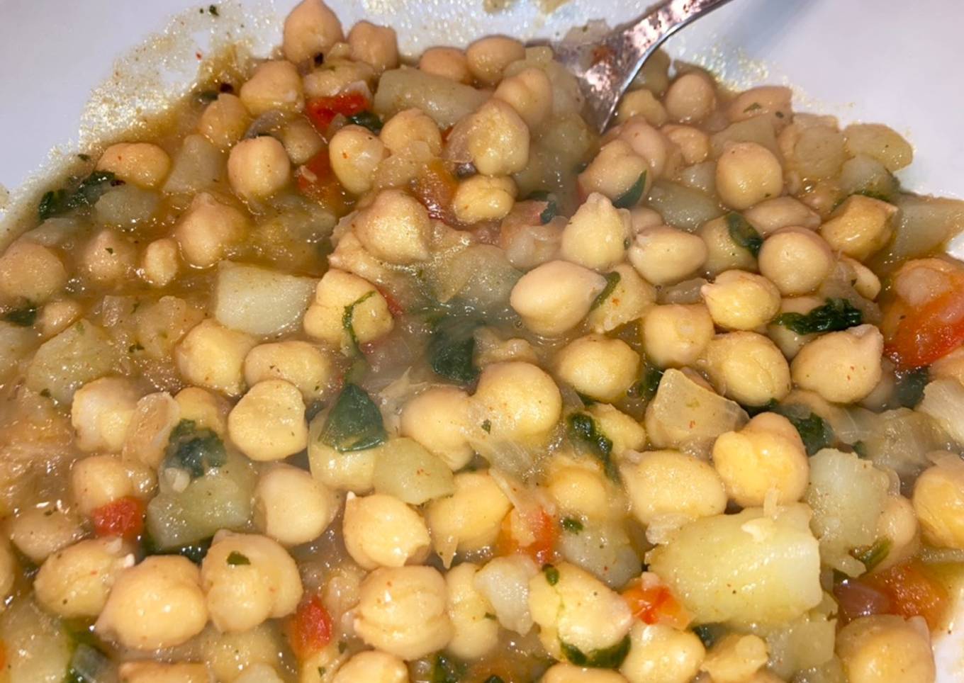 Garbanzos ricos fáciles (como yo)