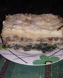 Lasagna de lentejas