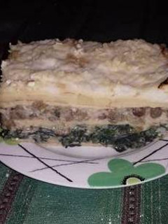 Una foto de Lasagna de lentejas