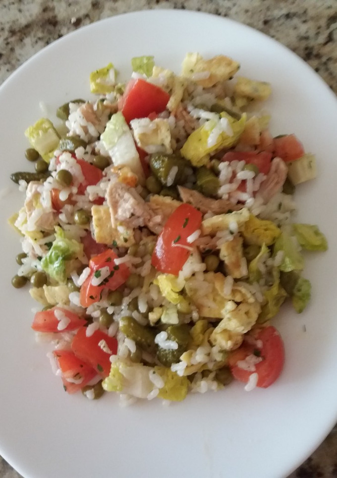 Una foto de Ensalada de arroz