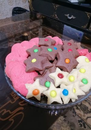 عکسی از دستور کوکی سه رنگ🍪