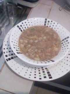 Una foto de Lentejas con guiso