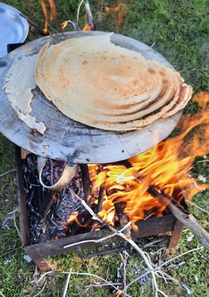 عکسی از دستور نان برنجی