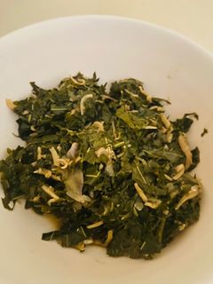 Foto resep Tumis daun singkong teri