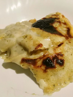 Una foto de Pasta con bechamel gratinada