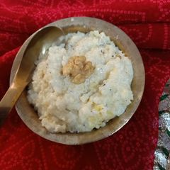 Coconut & Jaggery Rice pudding A picture of Coconut & Jaggery Rice pudding.