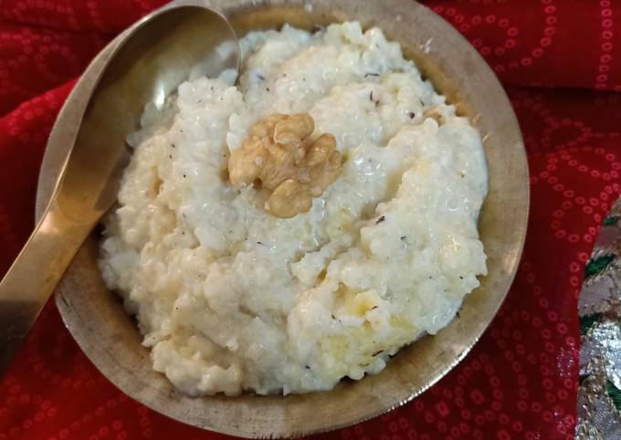 Coconut & Jaggery Rice pudding