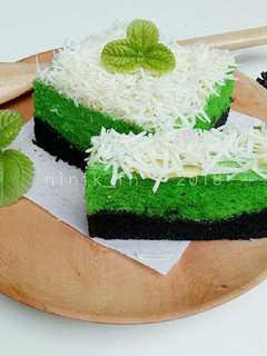 Foto resep Brownies Pandan Kukus