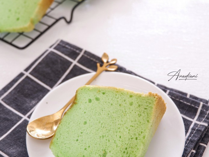 Resep Chiffon cake putih telur, Bisa Manjain Lidah