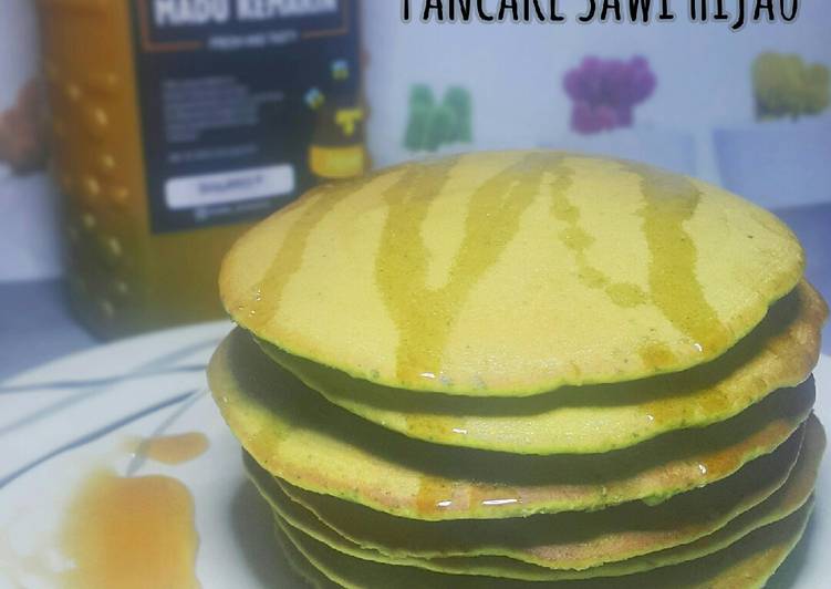 Bagaimana Menyiapkan Pancake Sawi Hijau, Sempurna