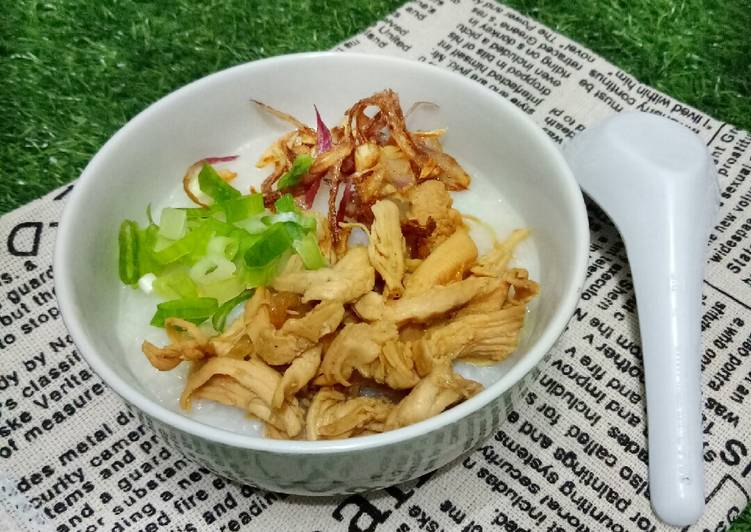 Resep Baru Bubur ayam kilat Enak Bergizi