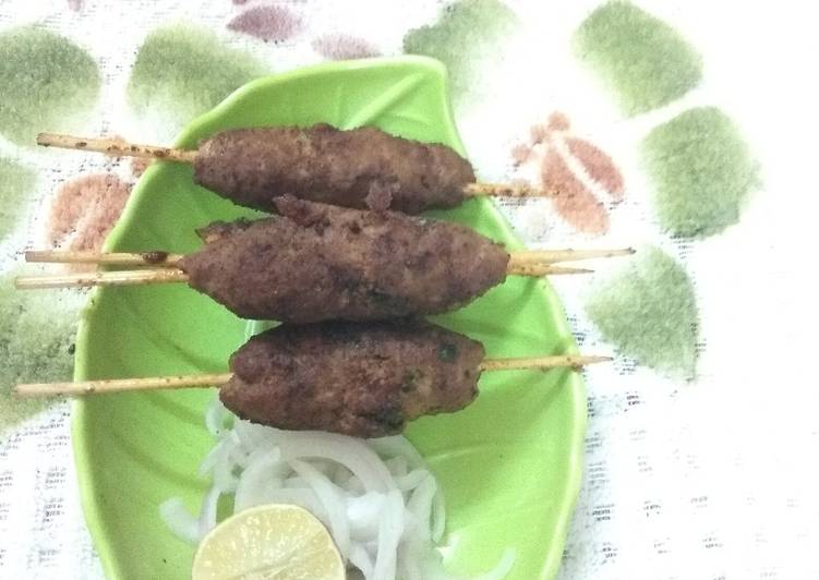 Mutton kebabs on Tawa
