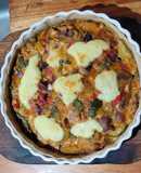 Tarta de verduras saludable