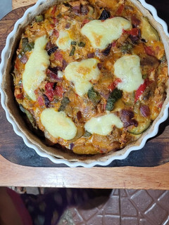 Una foto de Tarta de verduras saludable
