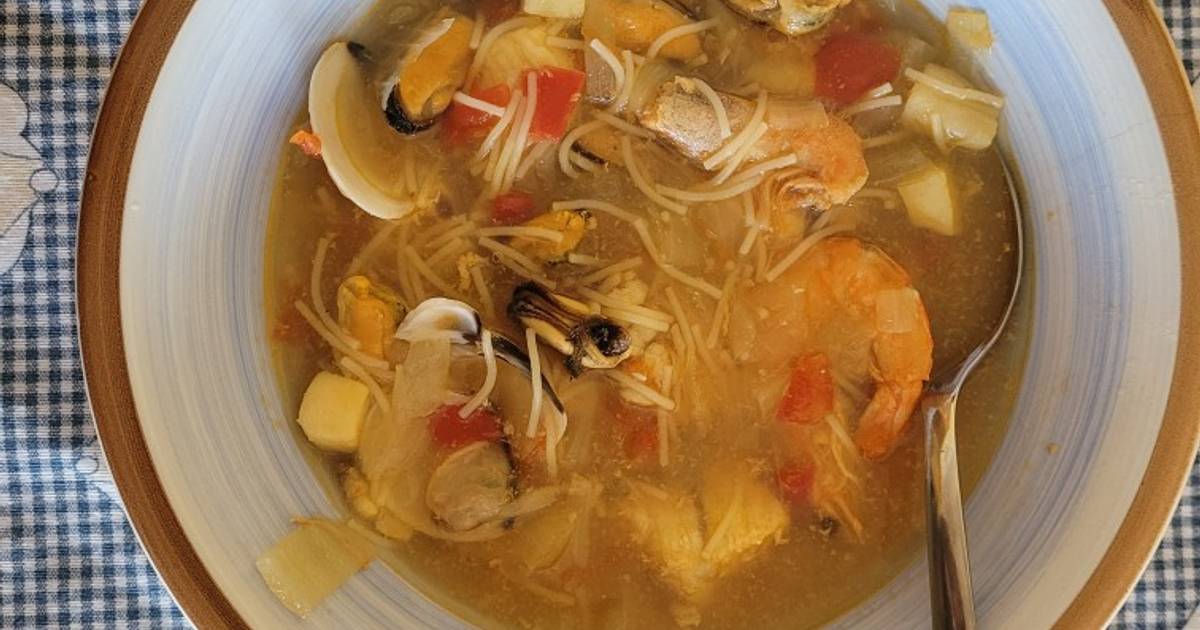 706 recetas muy ricas de sopa de marisco compartidas por cocineros caseros-  Cookpad