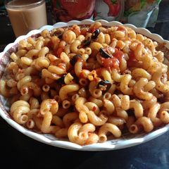 A picture of Spicy Macaroni 🍜.