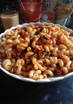 A picture of Spicy Macaroni 🍜.