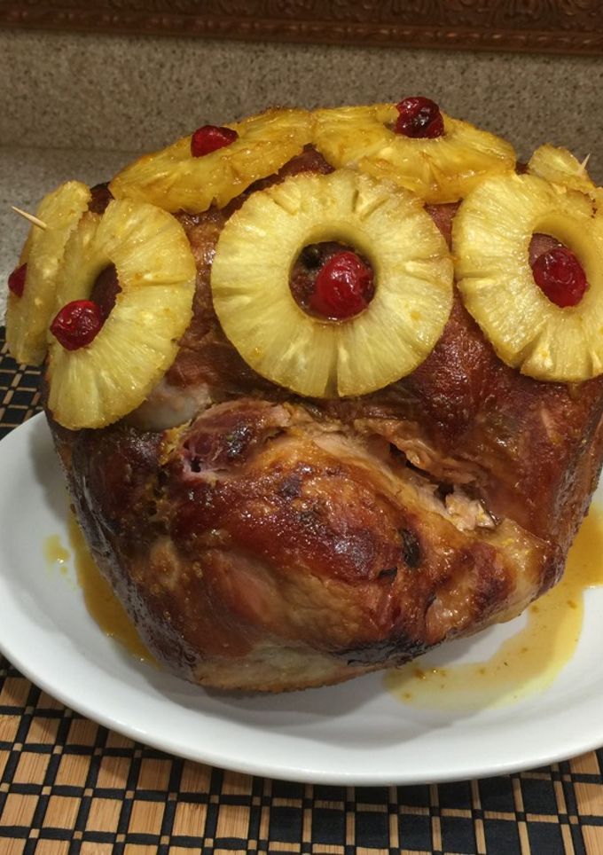 Una foto de Jamón glaseado
