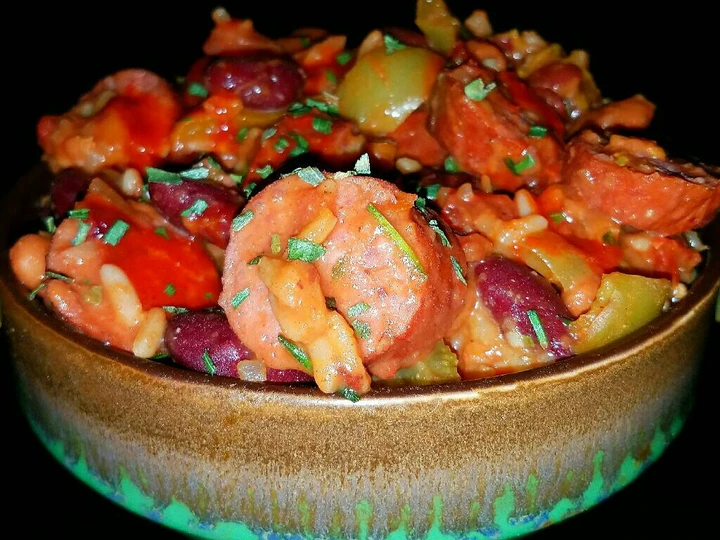 Recipe Mike's Sausage Crawfish Beans & Rice the Can Spoil the Tongue You can take Joss in your mouth
