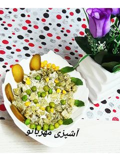 عکسی از دستور سالاد سیب زمینی