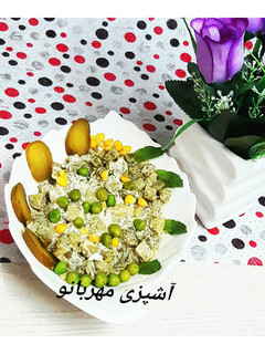 عکسی از دستور سالاد سیب زمینی