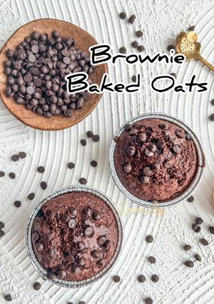 Foto resep Brownie Baked Oats