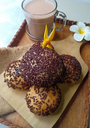 Foto resep Roti mamang topping meses