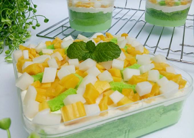 Resep Cake Es Teler oleh Ninik Fn || Dapur Kin's - Cookpad