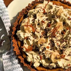 A picture of Banoffee Pie.