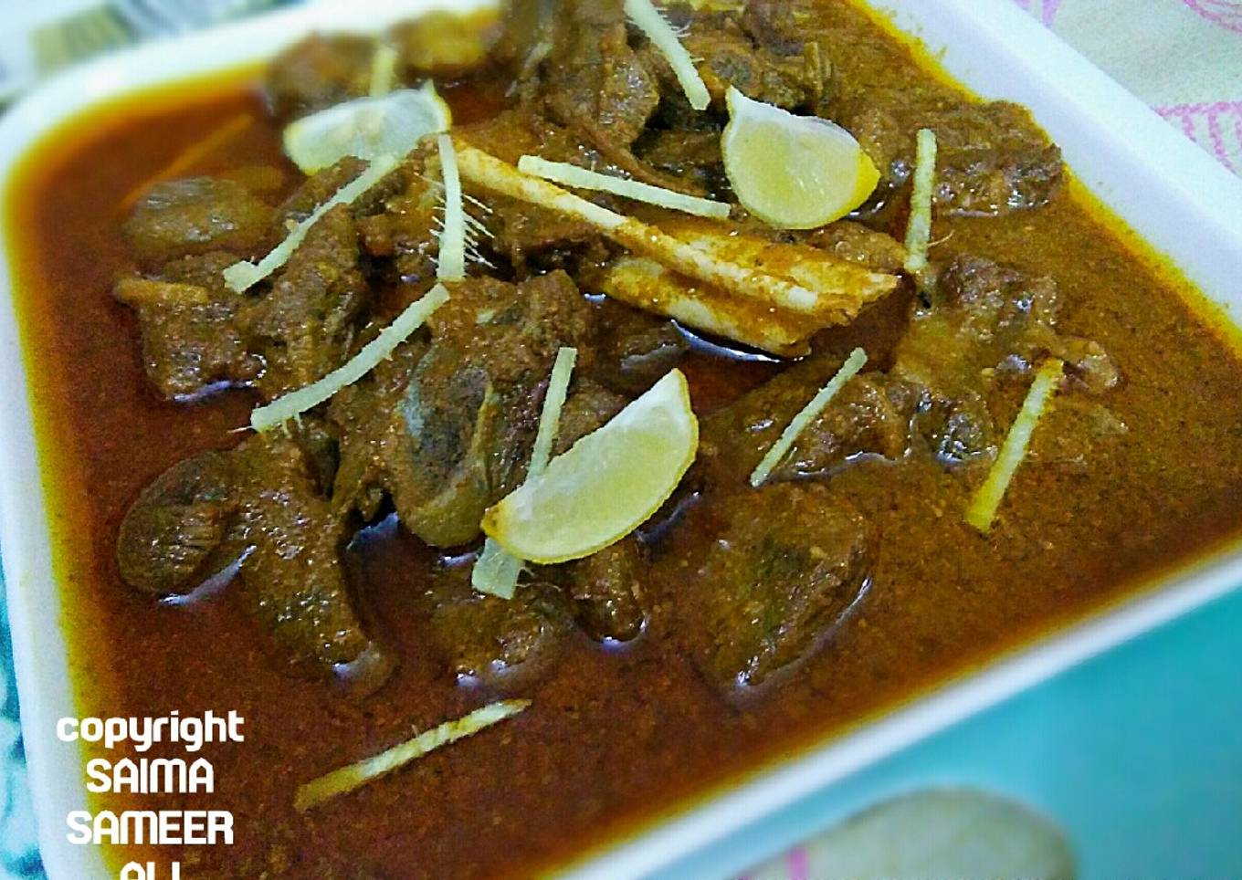 Dehli style mutton qorma