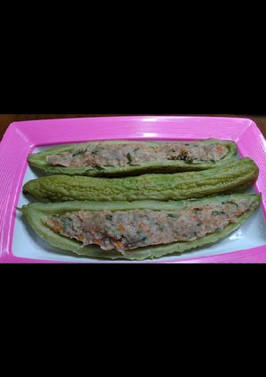 Foto resep 77. Pare Perahu Sapi Udang