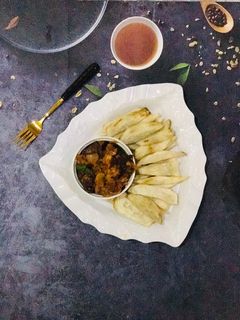 Dankalin Hausa da Sauce din kabeji ainihin hoton girkin